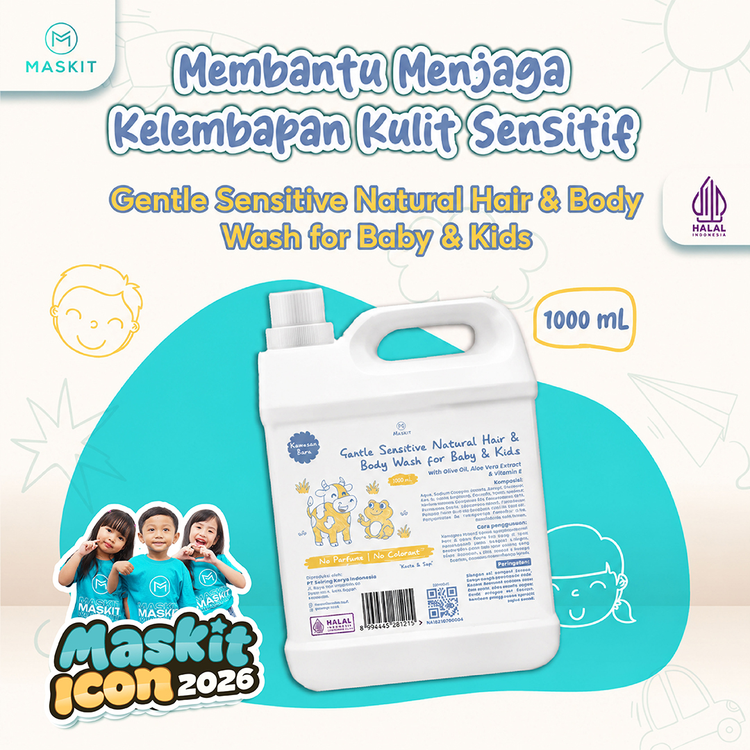Gentle Sensitive Natural Hair & Body Wash for Baby & Kids